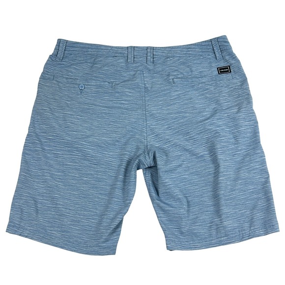 Volcom Shorts Mens 38* Surf & Turf Blue Lightweight‎ 4 Way Stretch *Flaws - Picture 2 of 14